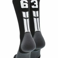 Outlet ๐งจ MadSportsStuff Black Player ID Custom Number Crew ๐งฆ Socks For ๐ Basketball Lacrosse Volleyball Boys And ๐ง Girls Volleyball ๐งฆ Socks ๐ฏ 120 MadSportsStuff Black Player ID Custom Number Crew Socks For Basketball Lacrosse Volleyball Boys And Girls Volleyball Socks