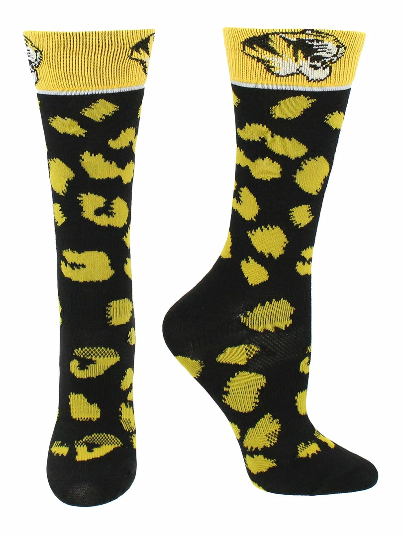 Discount ๐งจ TCK All Schools Missouri Tigers ๐งฆ Socks ๐ฉ Womens Savage Crew ๐งฆ Socks ๐ 2 TCK All Schools Missouri Tigers Socks Womens Savage Crew Socks