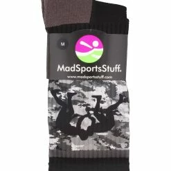 MadSportsStuff Wrestling Socks Fighting Wrestlers Athletic Crew Socks (multiple Colors)