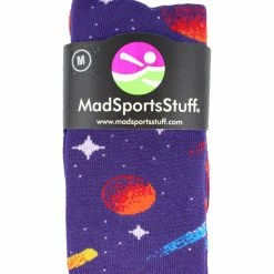 MadSportsStuff Softball Socks Outer Space Galaxy Socks Athletic Over The Calf Length