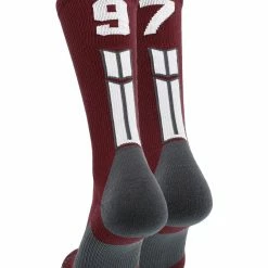 Cheap ๐ MadSportsStuff Maroon Player ID Custom Number Crew ๐งฆ Socks For ๐ Basketball Lacrosse Volleyball Boys And ๐ง Girls Volleyball ๐งฆ Socks ๐ฅ 136 MadSportsStuff Maroon Player ID Custom Number Crew Socks For Basketball Lacrosse Volleyball Boys And Girls Volleyball Socks