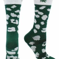 TCK Michigan State Spartans Socks Womens Savage Crew Socks