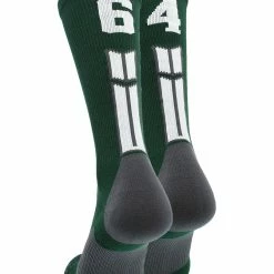 Buy โ๏ธ MadSportsStuff Dark Green Player ID Custom Number Crew ๐งฆ Socks For ๐ Basketball Lacrosse Volleyball Boys And ๐ง Girls ๐ 119 MadSportsStuff Dark Green Player ID Custom Number Crew Socks For Basketball Lacrosse Volleyball Boys And Girls
