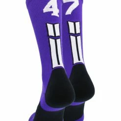 Brand new ๐ฅฐ MadSportsStuff Purple Player ID Custom Number Crew ๐งฆ Socks For ๐ Basketball Lacrosse Volleyball Boys And ๐ง Girls ๐ 186 MadSportsStuff Purple Player ID Custom Number Crew Socks For Basketball Lacrosse Volleyball Boys And Girls
