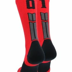 Promo ๐ MadSportsStuff Red And Black Player ID Custom Number Crew ๐งฆ Socks For ๐ Basketball Lacrosse Volleyball Boys And ๐ง Girls Volleyball ๐งฆ Socks โจ 181 MadSportsStuff Red And Black Player ID Custom Number Crew Socks For Basketball Lacrosse Volleyball Boys And Girls Volleyball Socks