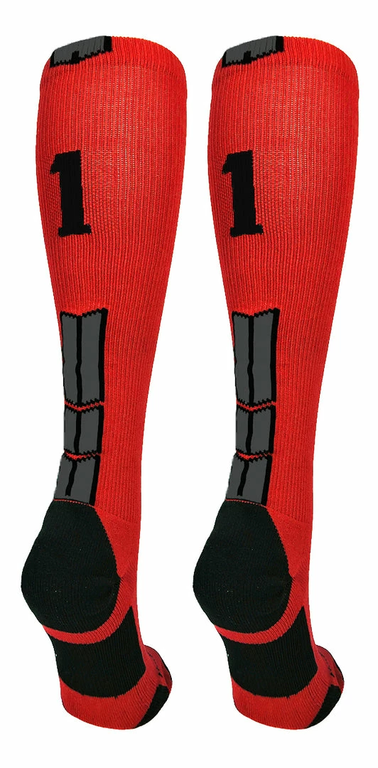 Wholesale π₯° MadSportsStuff βΎ Baseball 𧦠Socks Red And Black Player ID Custom Number Over The Calf 𧦠Socks For π₯ Softball βΎ Baseball Football Boys And π§ Girls π 68 MadSportsStuff Baseball Socks Red And Black Player ID Custom Number Over The Calf Socks For Softball Baseball Football Boys And Girls