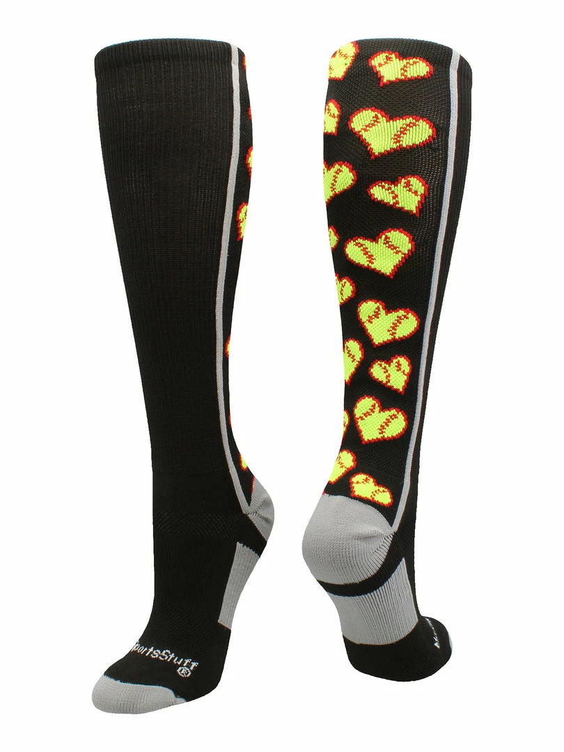Deals ๐ MadSportsStuff ๐ฅ Softball ๐งฆ Socks With Love ๐ฅ Softball Hearts For ๐ง Girls Or ๐ฉ Women - Athletic Over The Calf ๐งฆ Socks ๐ 7 MadSportsStuff Softball Socks With Love Softball Hearts For Girls Or Women - Athletic Over The Calf Socks