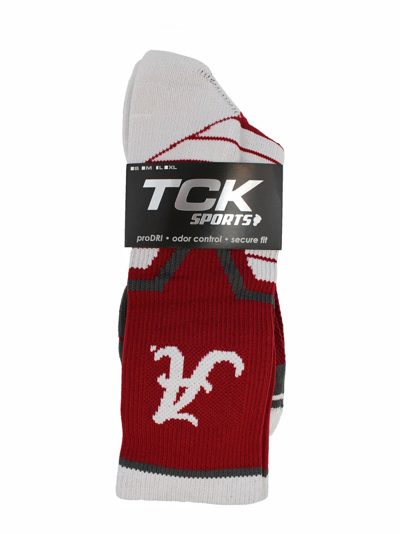 Hot Sale โจ TCK All Schools Alabama Crimson Tide Victory Crew ๐งฆ Socks ๐ฅ 3 TCK All Schools Alabama Crimson Tide Victory Crew Socks