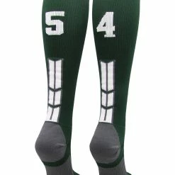 Best Pirce ๐ MadSportsStuff Dark Green Player ID Custom Number Over The Calf ๐งฆ Socks For ๐ฅ Softball โพ Baseball Football Boys And ๐ง Girls ๐ฅ Softball ๐งฆ Socks ๐คฉ 131 MadSportsStuff Dark Green Player ID Custom Number Over The Calf Socks For Softball Baseball Football Boys And Girls Softball Socks