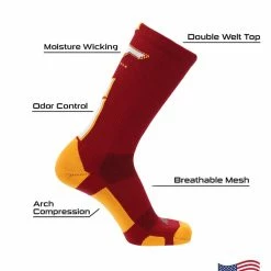 Discount ๐ฅฐ TCK Sports All Schools Virginia Tech Hokies ๐งฆ Socks Baseline 3.0 Crew ๐ 8 TCK Sports All Schools Virginia Tech Hokies Socks Baseline 3.0 Crew