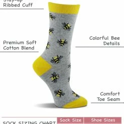 Best Sale ๐ WHD Bee ๐งฆ Socks For ๐ฉ Women - Bee Lovers Gift - 2-Pack ๐ 6 WHD Bee Socks For Women - Bee Lovers Gift - 2-Pack