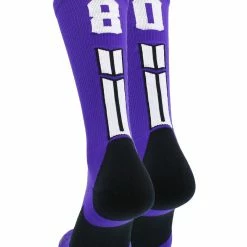 Brand new ๐ฅฐ MadSportsStuff Purple Player ID Custom Number Crew ๐งฆ Socks For ๐ Basketball Lacrosse Volleyball Boys And ๐ง Girls ๐ 153 MadSportsStuff Purple Player ID Custom Number Crew Socks For Basketball Lacrosse Volleyball Boys And Girls
