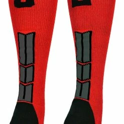 Wholesale π₯° MadSportsStuff βΎ Baseball 𧦠Socks Red And Black Player ID Custom Number Over The Calf 𧦠Socks For π₯ Softball βΎ Baseball Football Boys And π§ Girls π 133 MadSportsStuff Baseball Socks Red And Black Player ID Custom Number Over The Calf Socks For Softball Baseball Football Boys And Girls
