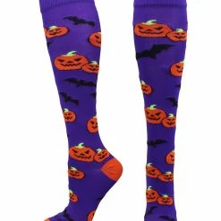 Brand new ✨ MadSportsStuff ⚾ Baseball 🧦 Socks 🧛 Halloween 🧦 Socks Pumpkins And Bats Over The Calf 💯 9 MadSportsStuff Baseball Socks Halloween Socks Pumpkins And Bats Over The Calf