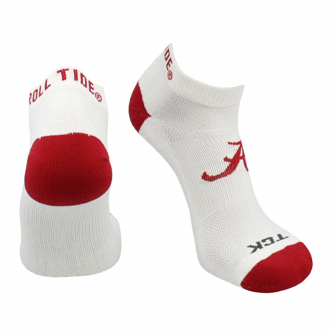 Best Pirce ✨ TCK All Schools Alabama Crimson Tide 🧦 Socks Footie No Show ⭐ 1 TCK All Schools Alabama Crimson Tide Socks Footie No Show