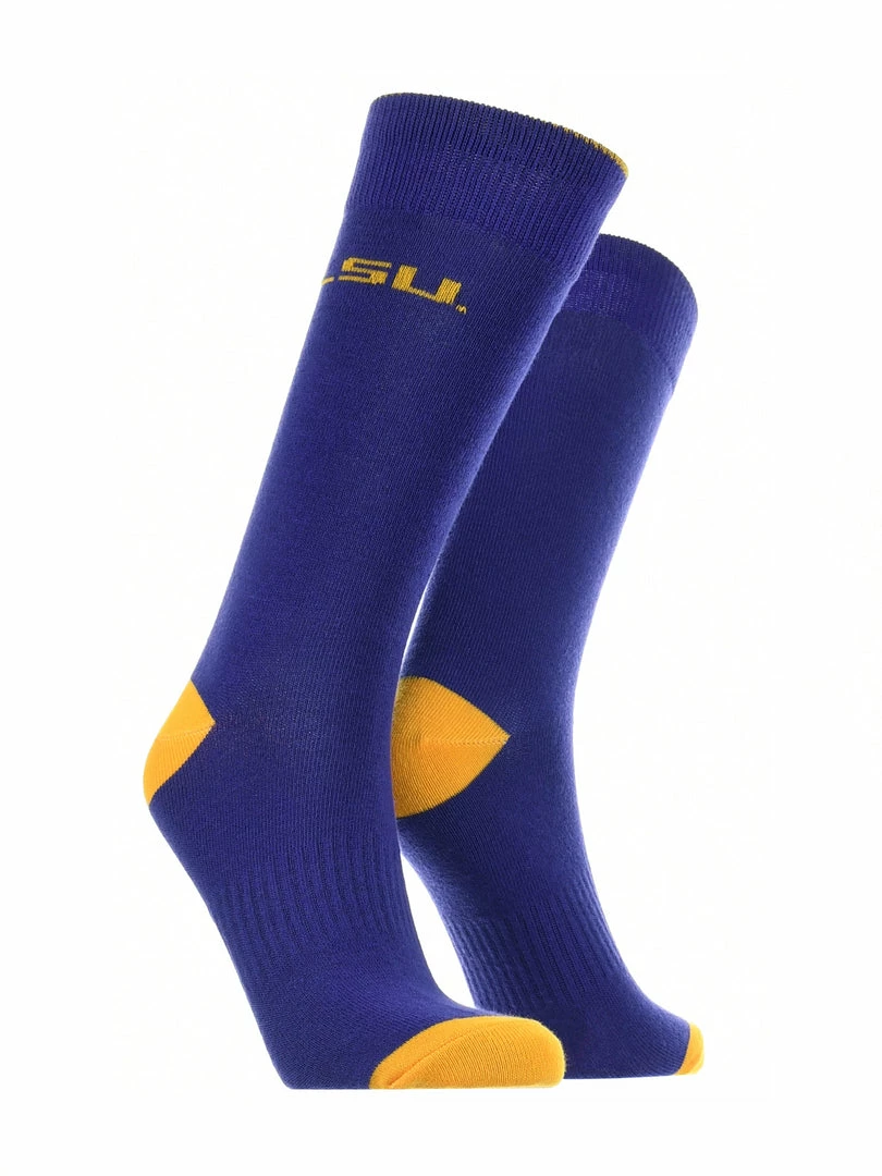 Budget ๐ TCK LSU Tigers ๐ Dress ๐งฆ Socks Dean's List Crew Length ๐งฆ Socks All Schools โ 1 TCK LSU Tigers Dress Socks Dean's List Crew Length Socks All Schools
