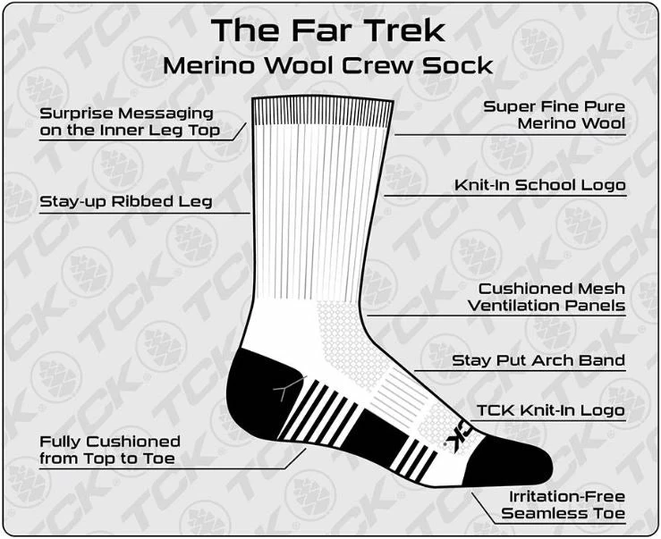 Best deal ๐ All Schools TCK Dartmouth College ๐งฆ Socks Big Green - Pure Merino Wool - Far Trek ๐ 5 All Schools TCK Dartmouth College Socks Big Green - Pure Merino Wool - Far Trek