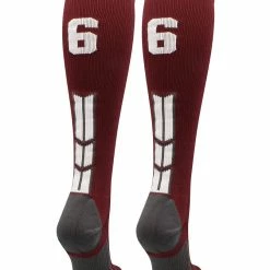 Best Sale ๐ MadSportsStuff Maroon Player ID Custom Number Over The Calf ๐งฆ Socks For ๐ฅ Softball โพ Baseball Football Boys And ๐ง Girls ๐ฅ Softball ๐งฆ Socks ๐ 117 MadSportsStuff Maroon Player ID Custom Number Over The Calf Socks For Softball Baseball Football Boys And Girls Softball Socks