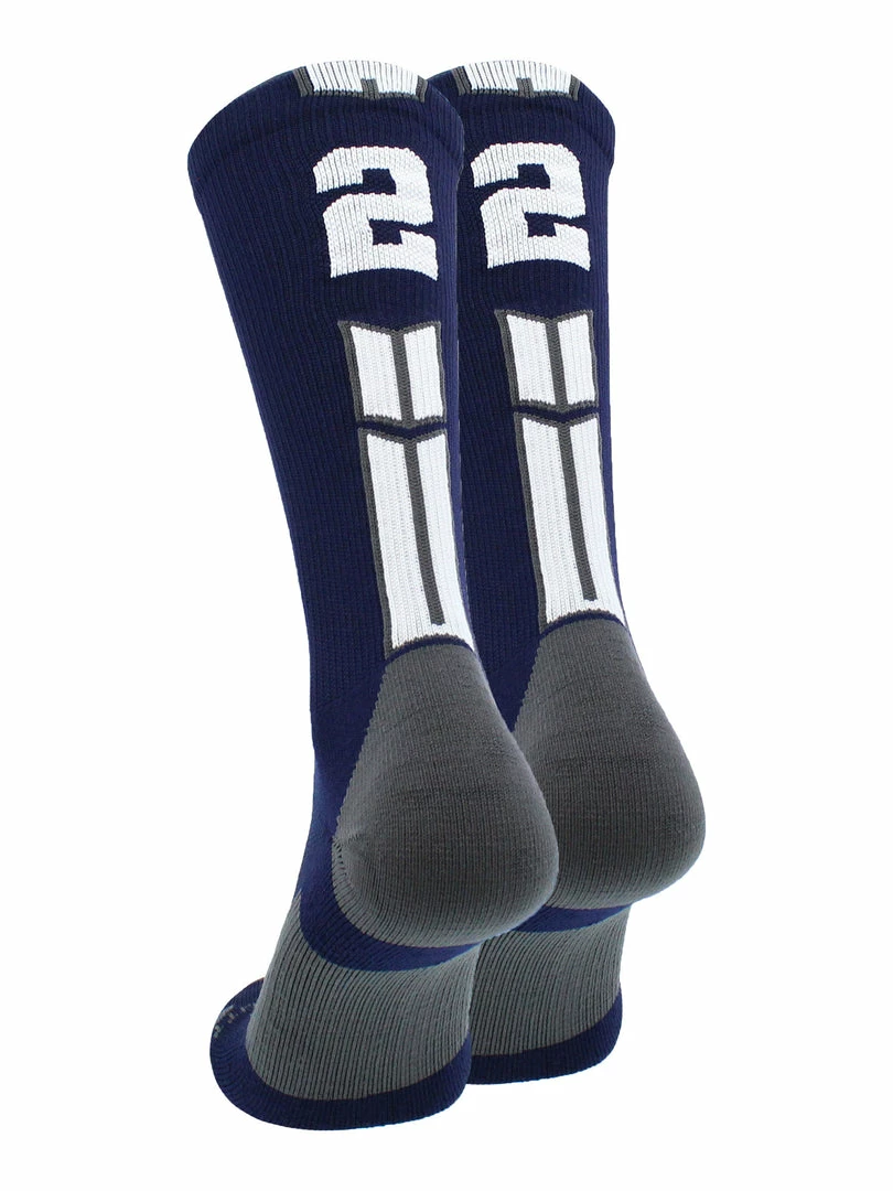 Deals ๐ MadSportsStuff Volleyball ๐งฆ Socks Navy Player ID Custom Number Crew ๐งฆ Socks For ๐ Basketball Lacrosse Volleyball Boys And ๐ง Girls ๐ 78 MadSportsStuff Volleyball Socks Navy Player ID Custom Number Crew Socks For Basketball Lacrosse Volleyball Boys And Girls