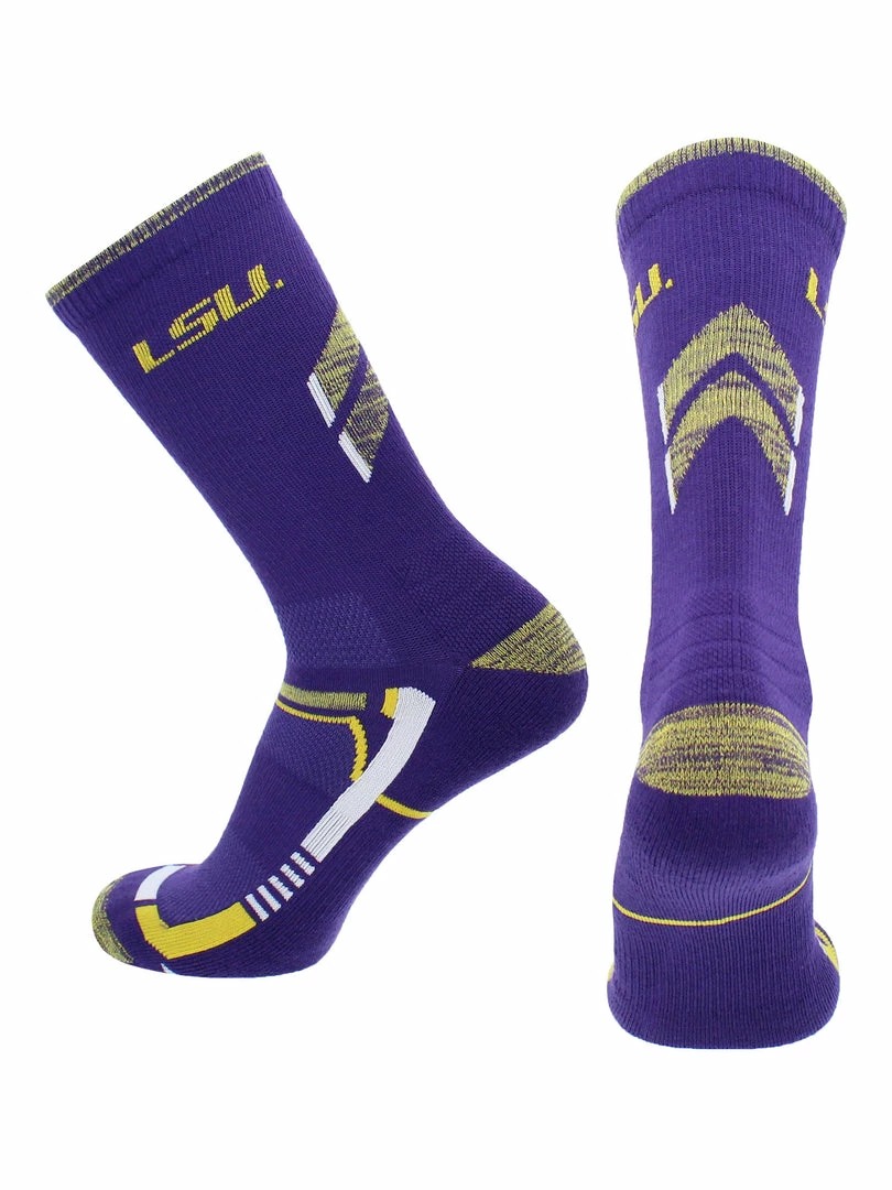 Best reviews of ๐ TCK All Schools LSU Tigers ๐งฆ Socks Louisiana State University Tigers Champion Crew ๐งฆ Socks โจ 2 TCK All Schools LSU Tigers Socks Louisiana State University Tigers Champion Crew Socks