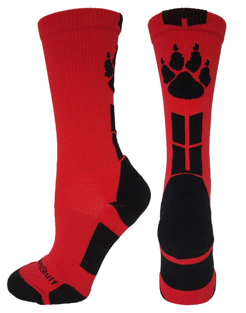 Wholesale ๐ MadSportsStuff Wild Paws Athletic Crew ๐งฆ Socks (multiple Colors) โ๏ธ 13 MadSportsStuff Wild Paws Athletic Crew Socks (multiple Colors)