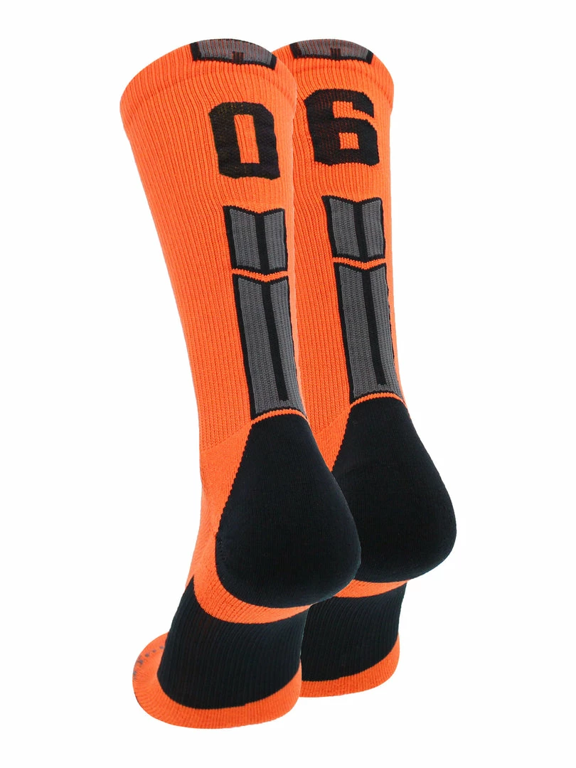 Flash Sale β MadSportsStuff Orange And Black Player ID Custom Number Crew 𧦠Socks For π Basketball Lacrosse Volleyball Boys And π§ Girls β 72 MadSportsStuff Orange And Black Player ID Custom Number Crew Socks For Basketball Lacrosse Volleyball Boys And Girls