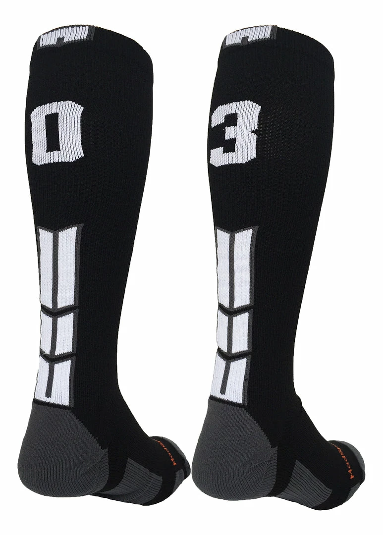 Outlet โ MadSportsStuff ๐ฅ Softball ๐งฆ Socks Black Player ID Custom Number Over The Calf ๐งฆ Socks For ๐ฅ Softball โพ Baseball Football Boys And ๐ง Girls ๐ 1 MadSportsStuff Softball Socks Black Player ID Custom Number Over The Calf Socks For Softball Baseball Football Boys And Girls