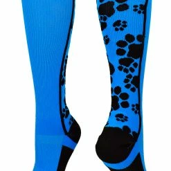 MadSportsStuff Softball Socks Crazy Socks With Paws Over The Calf (multiple Colors)