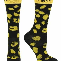 TCK All Schools Iowa Hawkeyes Socks Womens Savage Crew Socks