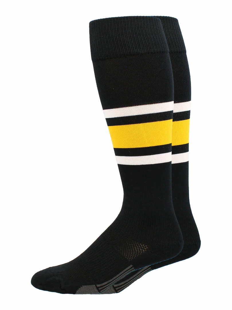 Top 10 โญ MadSportsStuff Dugout 3 Stripe โพ Baseball ๐งฆ Socks Over The Calf Length Pattern E ๐ 5 MadSportsStuff Dugout 3 Stripe Baseball Socks Over The Calf Length Pattern E