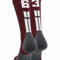 Cheap ๐ MadSportsStuff Maroon Player ID Custom Number Crew ๐งฆ Socks For ๐ Basketball Lacrosse Volleyball Boys And ๐ง Girls Volleyball ๐งฆ Socks ๐ฅ 120 MadSportsStuff Maroon Player ID Custom Number Crew Socks For Basketball Lacrosse Volleyball Boys And Girls Volleyball Socks