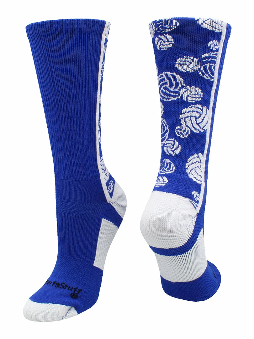 Best Pirce ๐ MadSportsStuff Crazy Volleyball Logo Crew ๐งฆ Socks (multiple Colors) Volleyball ๐งฆ Socks ๐ 6 MadSportsStuff Crazy Volleyball Logo Crew Socks (multiple Colors) Volleyball Socks