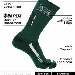 TCK Hawaii Rainbow Warriors Socks University Of Hawaii Rainbow Warriors Champion Crew Socks All Schools