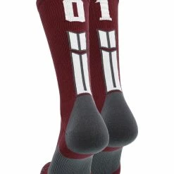 Best deal ๐คฉ MadSportsStuff Maroon Player ID Custom Number Crew ๐งฆ Socks For ๐ Basketball Lacrosse Volleyball Boys And ๐ง Girls ๐งจ 181 MadSportsStuff Maroon Player ID Custom Number Crew Socks For Basketball Lacrosse Volleyball Boys And Girls