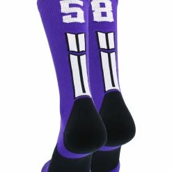 Brand new ๐ฅฐ MadSportsStuff Purple Player ID Custom Number Crew ๐งฆ Socks For ๐ Basketball Lacrosse Volleyball Boys And ๐ง Girls ๐ 125 MadSportsStuff Purple Player ID Custom Number Crew Socks For Basketball Lacrosse Volleyball Boys And Girls