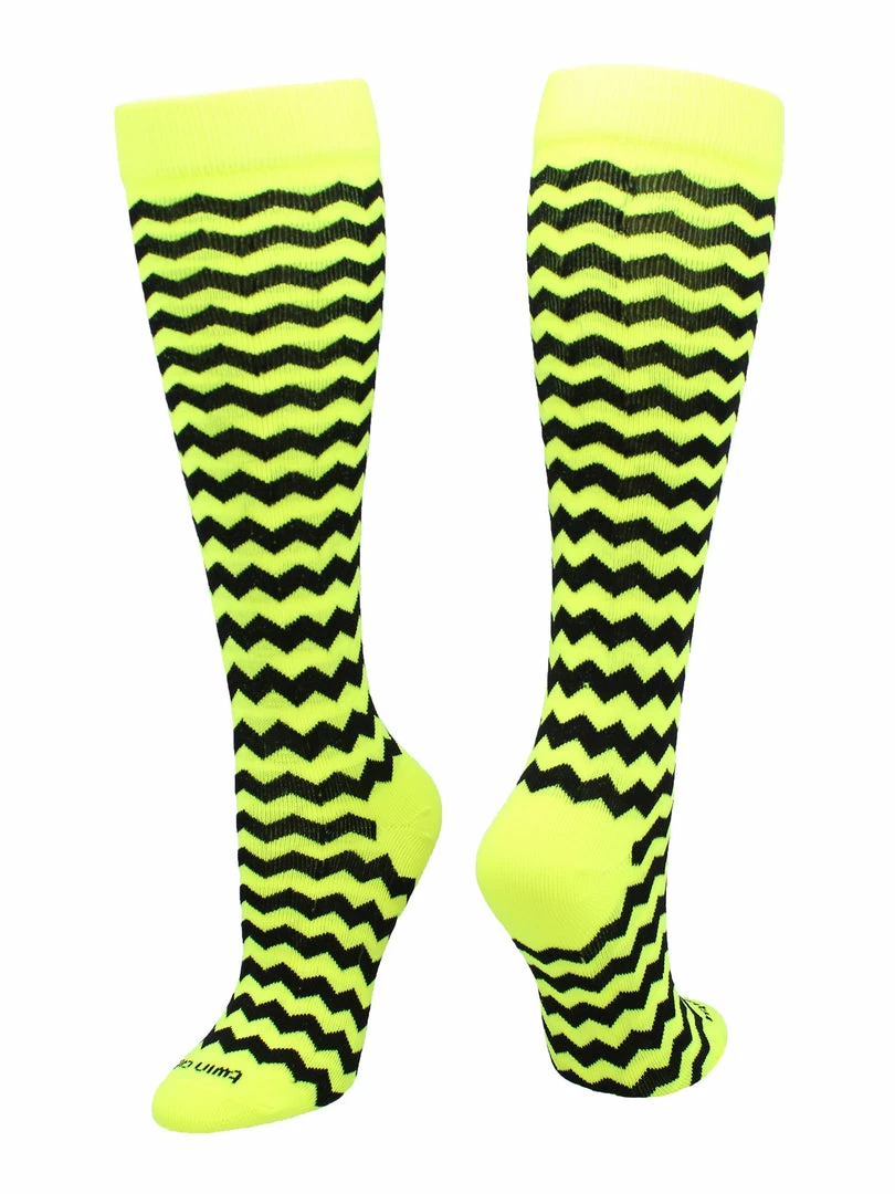 Best reviews of ๐ TCK ๐ฅ Softball ๐งฆ Socks Krazisox Chevron Striped Over The Calf ๐งฆ Socks ๐ 10 TCK Softball Socks Krazisox Chevron Striped Over The Calf Socks