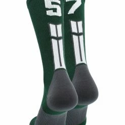 Buy โ๏ธ MadSportsStuff Dark Green Player ID Custom Number Crew ๐งฆ Socks For ๐ Basketball Lacrosse Volleyball Boys And ๐ง Girls ๐ 126 MadSportsStuff Dark Green Player ID Custom Number Crew Socks For Basketball Lacrosse Volleyball Boys And Girls