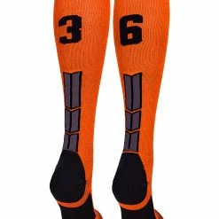 Deals โญ MadSportsStuff ๐ฅ Softball ๐งฆ Socks Orange And Black Player ID Custom Number Over The Calf ๐งฆ Socks For ๐ฅ Softball โพ Baseball Football Boys And ๐ง Girls ๐ 210 MadSportsStuff Softball Socks Orange And Black Player ID Custom Number Over The Calf Socks For Softball Baseball Football Boys And Girls