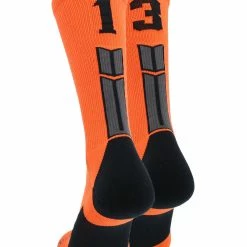 Flash Sale β MadSportsStuff Orange And Black Player ID Custom Number Crew 𧦠Socks For π Basketball Lacrosse Volleyball Boys And π§ Girls β 169 MadSportsStuff Orange And Black Player ID Custom Number Crew Socks For Basketball Lacrosse Volleyball Boys And Girls