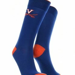 TCK Virginia Cavaliers Dress Socks Dean's List Crew Length Socks