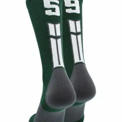 Buy โ๏ธ MadSportsStuff Dark Green Player ID Custom Number Crew ๐งฆ Socks For ๐ Basketball Lacrosse Volleyball Boys And ๐ง Girls ๐ 124 MadSportsStuff Dark Green Player ID Custom Number Crew Socks For Basketball Lacrosse Volleyball Boys And Girls