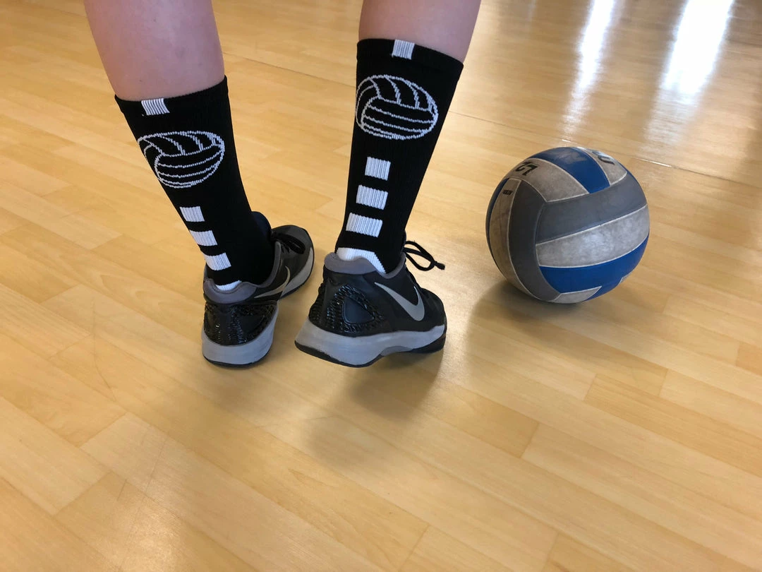 Coupon ๐ MadSportsStuff Volleyball ๐งฆ Socks For ๐ง Girls, ๐ฉ Women & Teens In Crew Length โจ 5 MadSportsStuff Volleyball Socks For Girls, Women & Teens In Crew Length