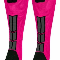 Best Sale ๐ MadSportsStuff โพ Baseball ๐งฆ Socks Neon Pink And Black Player ID Custom Number Over The Calf ๐งฆ Socks For ๐ฅ Softball โพ Baseball Football Boys And ๐ง Girls โจ 126 MadSportsStuff Baseball Socks Neon Pink And Black Player ID Custom Number Over The Calf Socks For Softball Baseball Football Boys And Girls