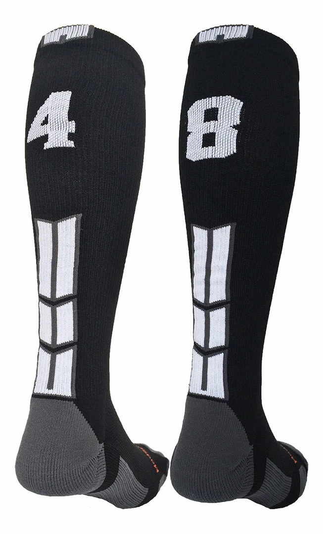 Outlet โ MadSportsStuff ๐ฅ Softball ๐งฆ Socks Black Player ID Custom Number Over The Calf ๐งฆ Socks For ๐ฅ Softball โพ Baseball Football Boys And ๐ง Girls ๐ 57 MadSportsStuff Softball Socks Black Player ID Custom Number Over The Calf Socks For Softball Baseball Football Boys And Girls