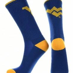 TCK West Virginia Mountaineers Socks Campus Legend Crew Length