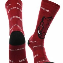Flash Sale ๐ TCK Arkansas Razorbacks ๐งฆ Socks Crew Length Sock Mayhem All Schools โ๏ธ 7 TCK Arkansas Razorbacks Socks Crew Length Sock Mayhem All Schools