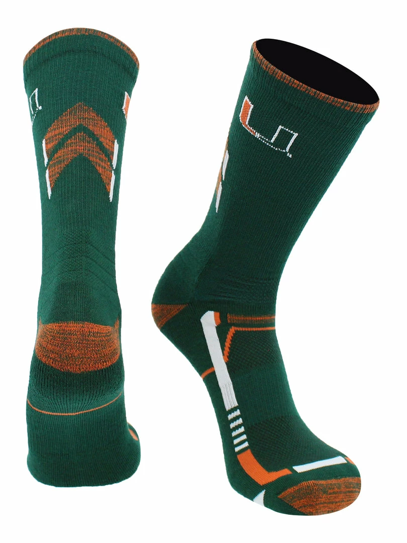 Brand new ๐ TCK Miami Hurricanes ๐งฆ Socks University Of Miami Hurricanes Champion Crew ๐งฆ Socks All Schools โญ 5 TCK Miami Hurricanes Socks University Of Miami Hurricanes Champion Crew Socks All Schools
