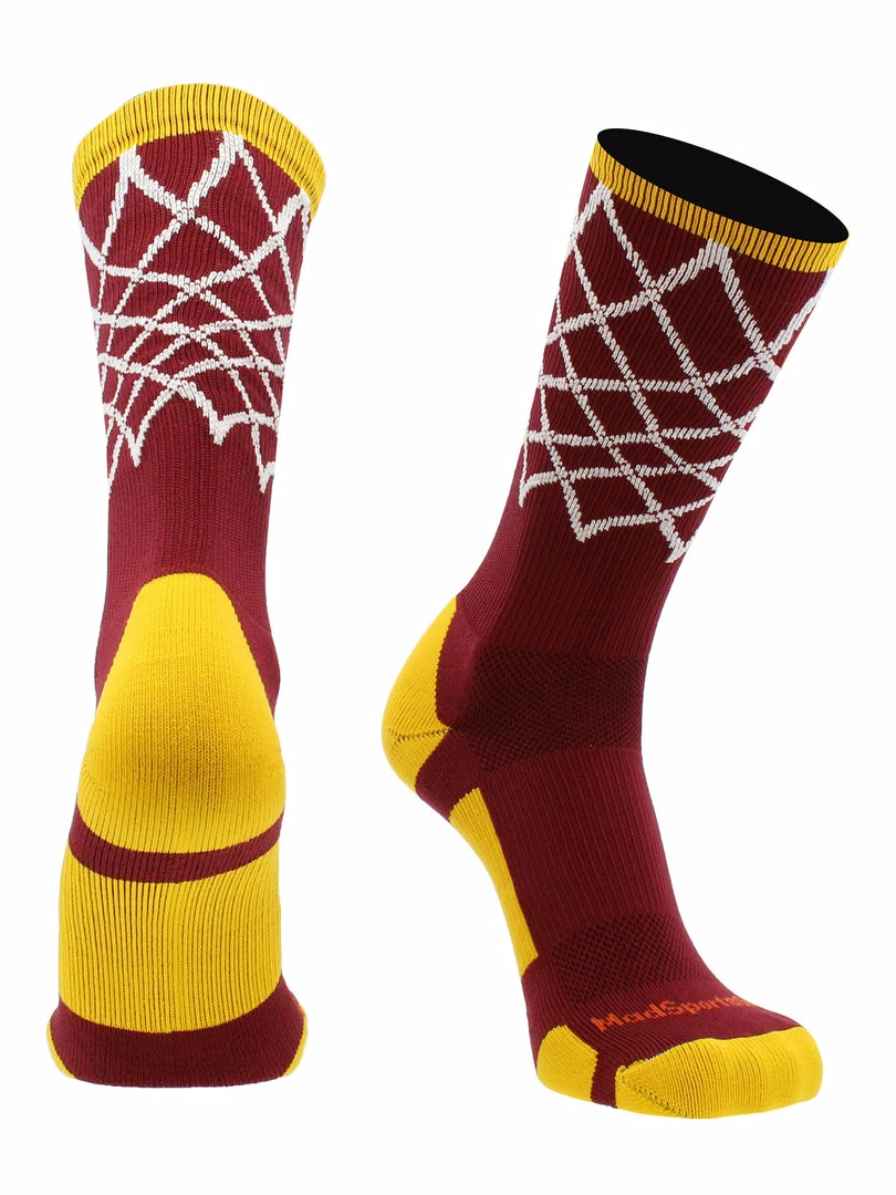 Outlet β MadSportsStuff Elite π Basketball 𧦠Socks With Net Crew Length - Made In The USA β¨ 15 MadSportsStuff Elite Basketball Socks With Net Crew Length - Made In The USA