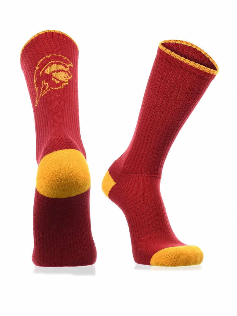 Hot Sale ๐ TCK USC Trojans ๐งฆ Socks Campus Legend Crew Length All Schools ๐ 4 TCK USC Trojans Socks Campus Legend Crew Length All Schools