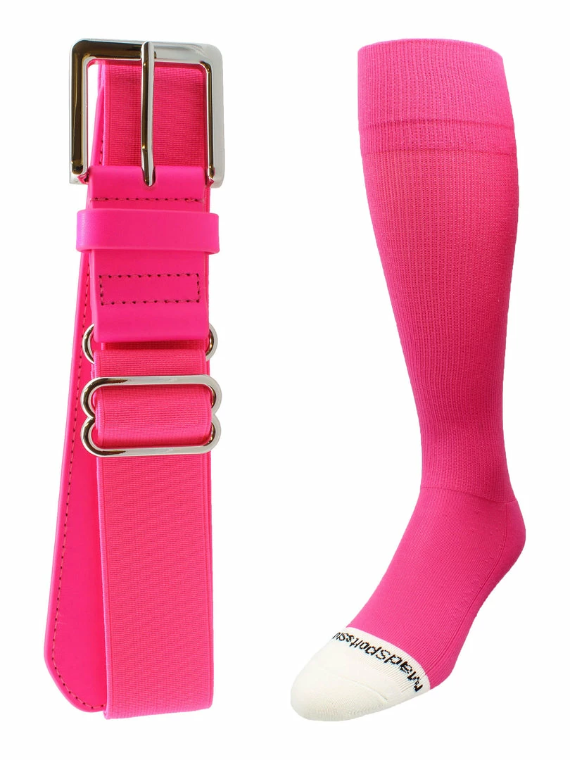 Cheapest ๐ MadSportsStuff ๐ฅ Softball Or โพ Baseball ๐งฆ Socks And Belt Combo - Youth And Adult Sizes Pro Line ๐ 11 MadSportsStuff Softball Or Baseball Socks And Belt Combo - Youth And Adult Sizes Pro Line